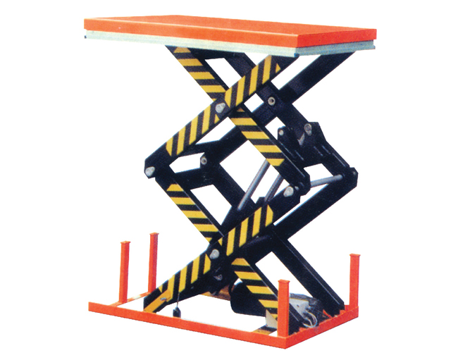 雙剪叉結構電動液壓升降平臺